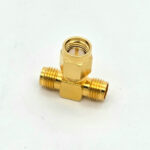 000300050033-T Type SMA male-SMA female-Sma female