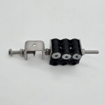 000300070039-Clamp 6 hole 3 for power cable 14mm and 3 for fiber cable 7-9mm