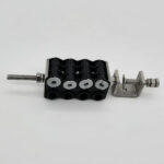 000300070040-Clamp 8 hole 4 for power cable 14mm and 4 for fiber cable 7-9mm