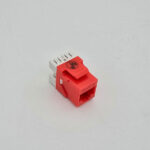 53714324-FTT  Networking Keystone Jack Cat6 Unshielded tool type RED NT-K005 180D - Image 3