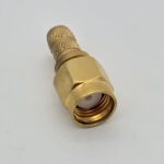 30307-Connector Crimp type soldring Pin for RG223 SMA Male Straight - Image 3