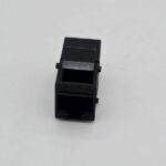 53714327-FTT  Networking Keystone Jack Cat6 Unshielded tool type Black Inline 180D - Image 2