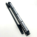 5419613241-FTT Networking Patch Panel 1U 19 rack Cat6 SFTP 24ports wShutter - Image 4