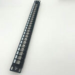 5419713241-FTT Networking Patch Panel 1U 19 rack Cat7 Black 24ports wShutter - Image 3