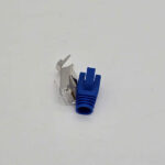 Cat6a Shielded connector with blue boot - Image 2