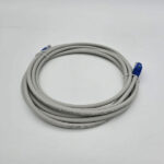 52614111220030- Cat6 patch cord UTP 24AWG grey color with blue boots, 3m LSZH - Image 2