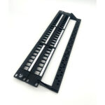 5419613482-FTT  Networking Patch Panel 1U 19 rack Cat6 UTP Black 48ports woShutter - Image 2