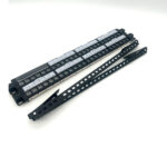 5429613481-FTT Networking Patch Panel 2U 19 rack Cat6 Black 48ports wShutter - Image 4
