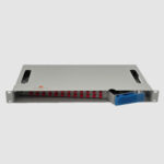 FTT Patch Panel, Indoor RM Tray ODF Aluminum Alloy 24 ports Universal W Splicing trays  Gray - Image 3