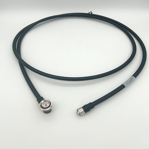 1-2_-Superflex-Jumper,3M-4.3-10-male-straight-to-DIN-male-right-angle-2 1-2_ Super flex Jumper,3M 4.3-10 male straight to DIN male right angle - Image 1