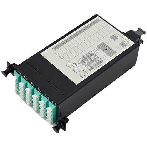 12MTP-PC-LC-PC-OM3-1 Fiber Optic Cassettes 12MTP-PC-LC-PC-OM3 - Image 1