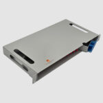 FTT Patch Panel, Indoor RM Tray ODF Aluminum Alloy 24 ports Universal W Splicing trays  Gray