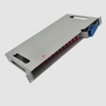 FTT Patch Panel, Indoor RM Tray ODF Aluminum Alloy 24 ports Universal W Splicing trays  Gray - Image 2