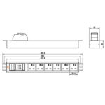 6ways-32A-UK-PDU - Image 2
