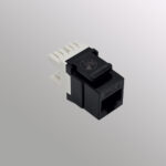 Cat6 UTP Keystone Jack black - Image 3