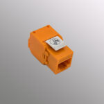 Cat6 UTP Keystone Jack tool type Orange - Image 2
