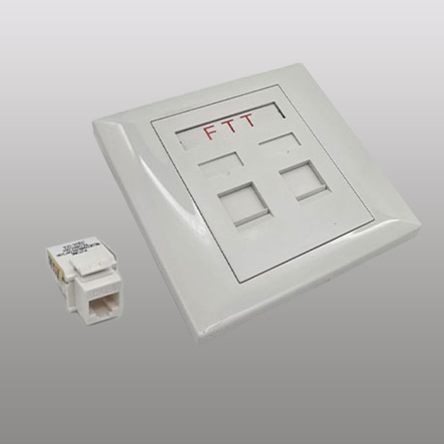 Dual-ports-UK-faceplate-Cat6-4 Dual ports UK faceplate Cat6 - Image 1