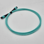 FTT Patch Cable MPO-PC 12 Female to MPO-PC  12 Female, Type A, MM, 12F OM4 Aqua, 2m - Image 3
