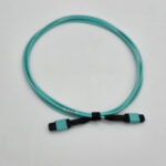 FTT Patch Cable MPO-PC 12 Female to MPO-PC  12 Female, Type A, MM, 12F OM4 Aqua, 2m - Image 2