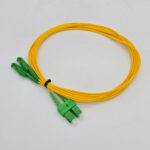 FTT Patch Cord, E2000-APC-SC-APC SM G652D LSZH DX 3m 2.0mm Yellow - Image 2