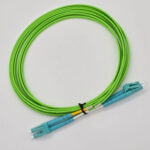FTT Patch Cord, LC-UPC-LC-UPC MM OM5 LSZH DX 3m 2mm Lime Green - Image 3