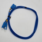 FTT Patch Cord, SC-PC-SC-PC SM G657A PVC DX 2m 1.6mm SHORTBOOT BLUE - Image 2