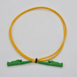 FTT Patch Cord,E2000-APC-E2000-APC SM,G652D SX, 1m 3mm Yellow