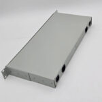 FTT Patch Panel, Indoor RM Tray ODB Steel 12 ports SC SM SX W Adaptors and splicing trays Gray - Image 2
