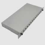FTT Patch Panel, Indoor RM Tray ODB Steel 12 ports SC SM SX W Adaptors and splicing trays Gray - Image 3