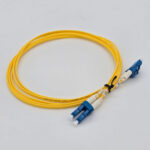 FTT Patch cord, LC-UPC-LC-UPC-DX SM 2m 1.6mm Yellow - Image 2