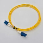 FTT Patch cord, LC-UPC-LC-UPC-DX SM 2m 1.6mm Yellow - Image 3