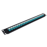 Fiber-Adapter-Panel,-48-Fibers-OM4-Multimode,-24-x-LC-UPC-Duplex-(Aqua)-Adapter - Image 2