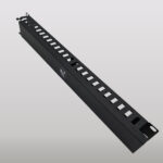 Horizontal cable manager 19 inch 1U rack mount