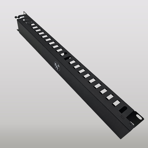 Horizontal-cable-manager-19-inch-1U-rack-mount-1 Horizontal cable manager 19 inch 1U rack mount - Image 1