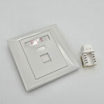 One port UK faceplate Cat6 - Image 2