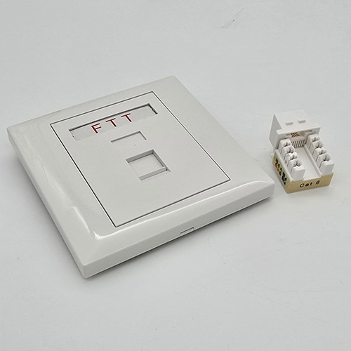 One-port-UK-faceplate-Cat6-3 One port UK faceplate Cat6 - Image 1
